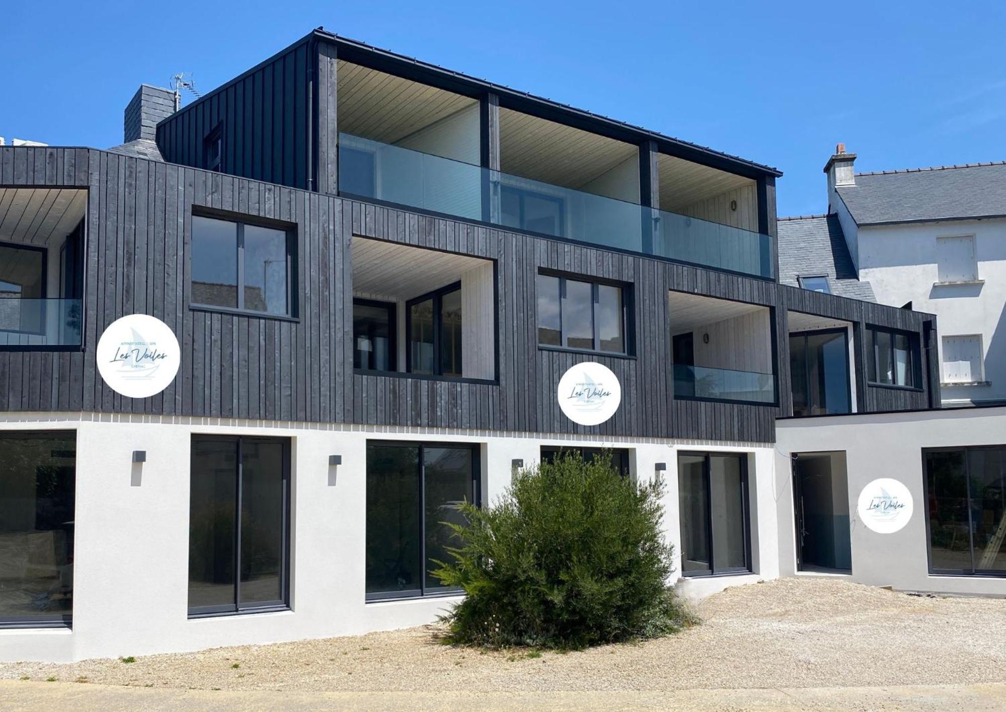Appart'Hotel & Spa "Les Voiles" Le Batz Carnac Exterior foto